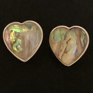 Opalescent Heart Shaped Earrings or Bundle 3/$30